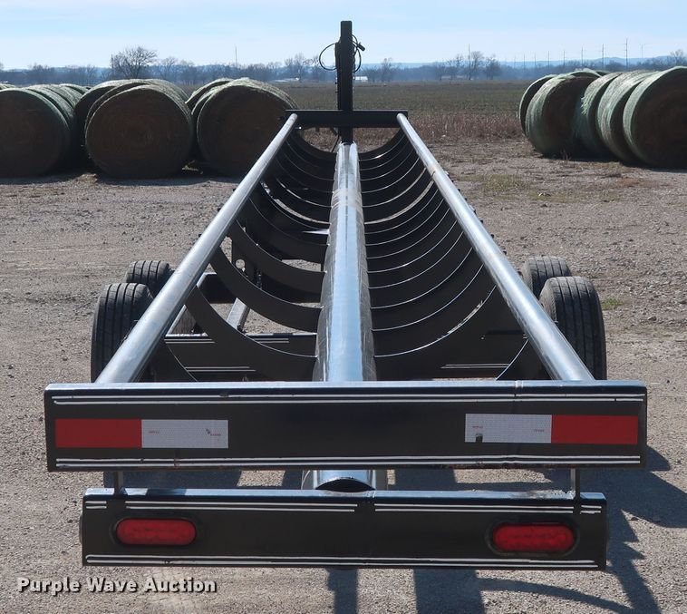 image for item DH0763 2019 May hay bale trailer