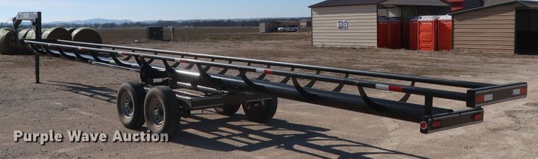 image for item DH0763 2019 May hay bale trailer