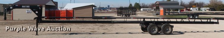 image for item DH0763 2019 May hay bale trailer