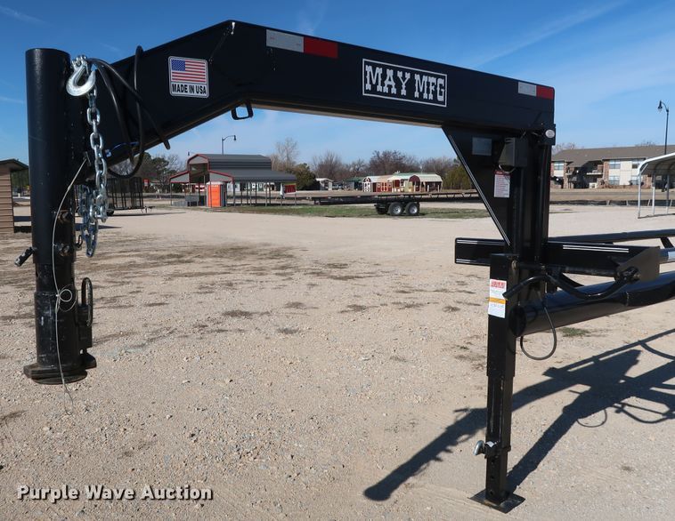 image for item DH0763 2019 May hay bale trailer