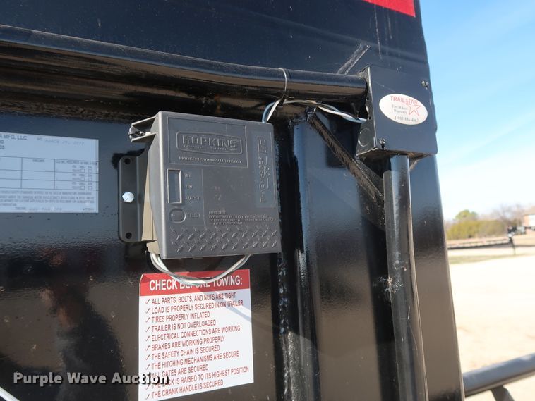 image for item DH0763 2019 May hay bale trailer