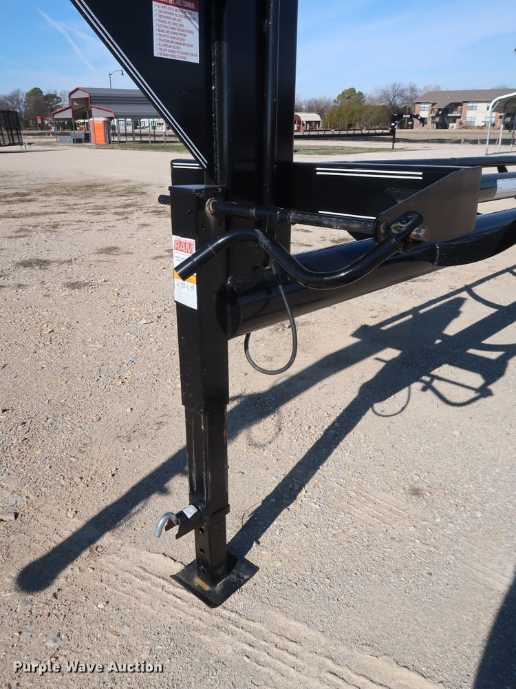 image for item DH0763 2019 May hay bale trailer