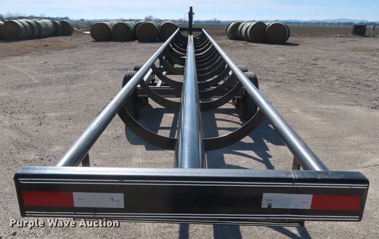 image for item DH0763 2019 May hay bale trailer