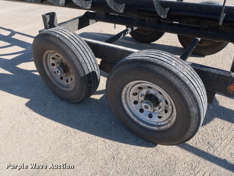 image for item DH0763 2019 May hay bale trailer