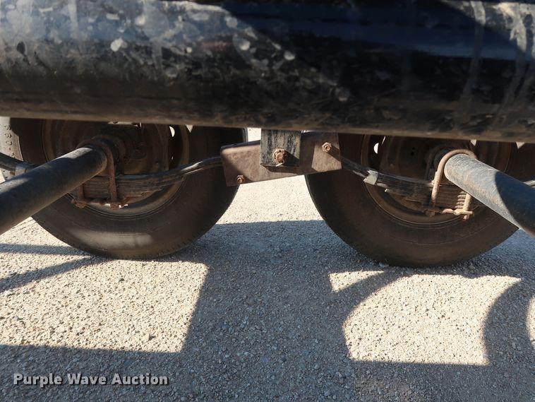 image for item DH0763 2019 May hay bale trailer