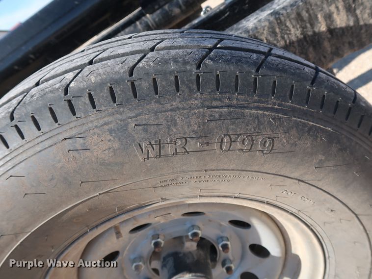 image for item DH0763 2019 May hay bale trailer