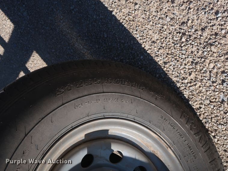 image for item DH0763 2019 May hay bale trailer