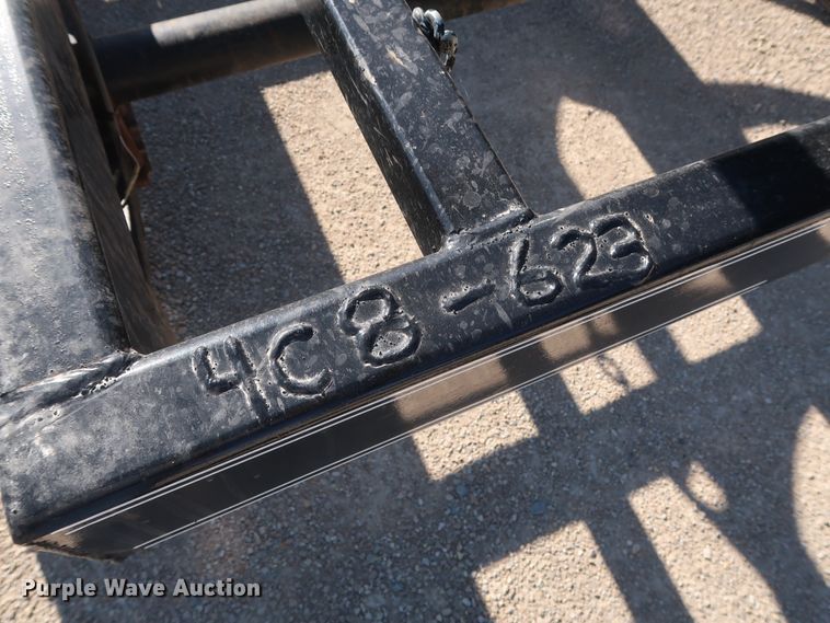 image for item DH0763 2019 May hay bale trailer