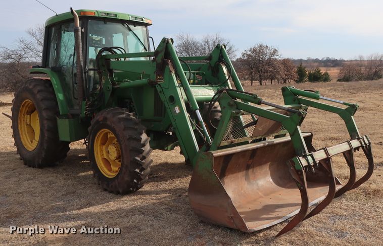image for item DH0784 1995 John Deere 6400 MFWD tractor