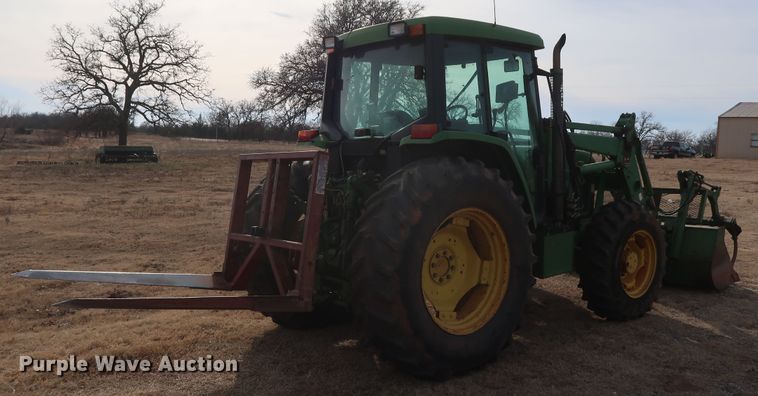 image for item DH0784 1995 John Deere 6400 MFWD tractor