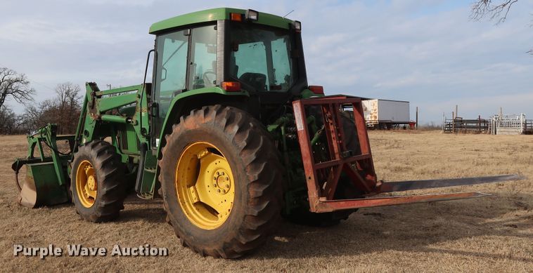 image for item DH0784 1995 John Deere 6400 MFWD tractor