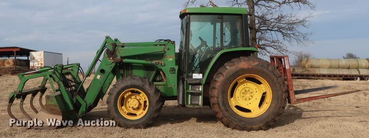 image for item DH0784 1995 John Deere 6400 MFWD tractor