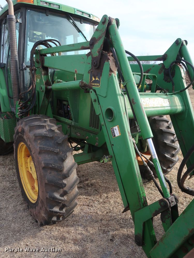 image for item DH0784 1995 John Deere 6400 MFWD tractor