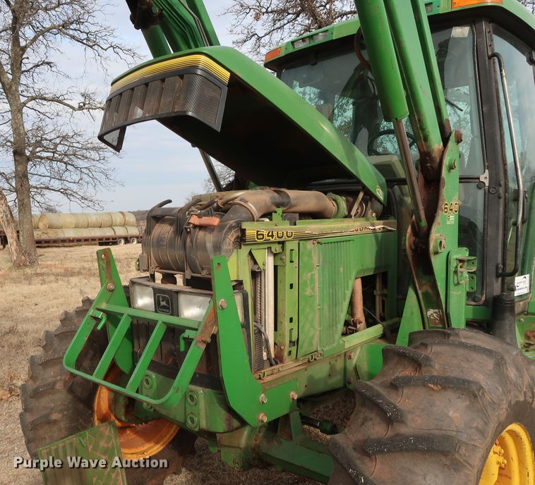 image for item DH0784 1995 John Deere 6400 MFWD tractor