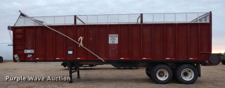 image for item DH2255 2007 Yellow X Trailers SJ9 silage trailer