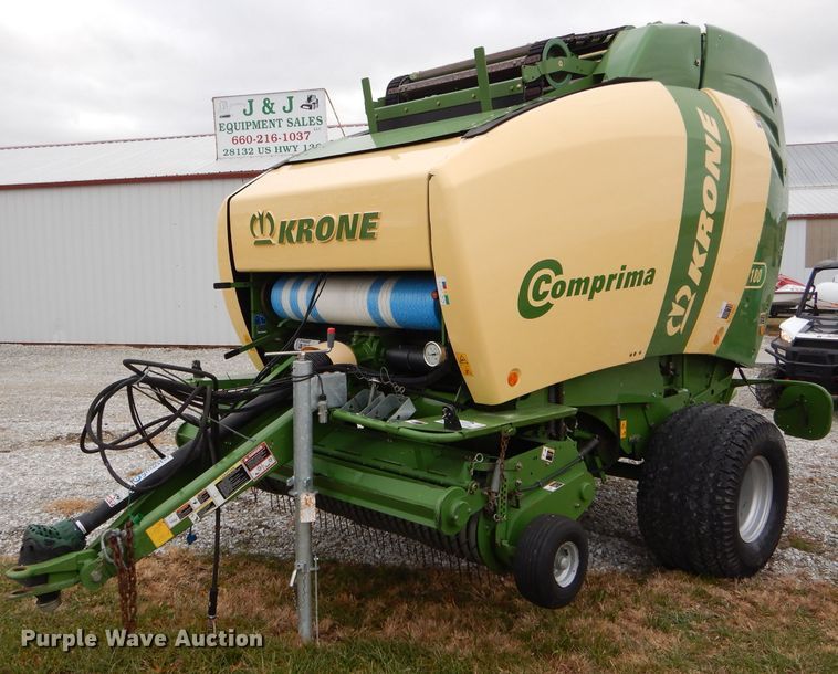 image for item DH6902 2015 Krone Comprima V180 round baler