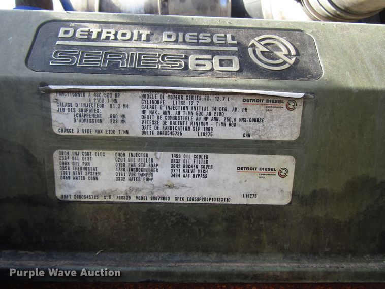 image for item DH8262 2000 Kenworth W900 semi truck