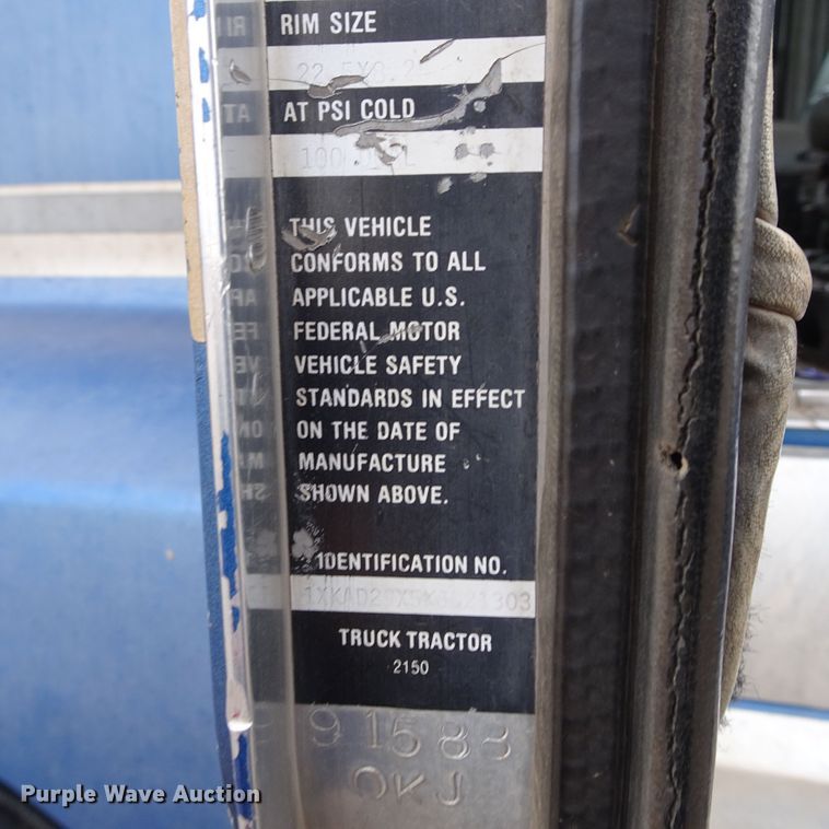 image for item DI0759 1989 Kenworth T600 silage truck