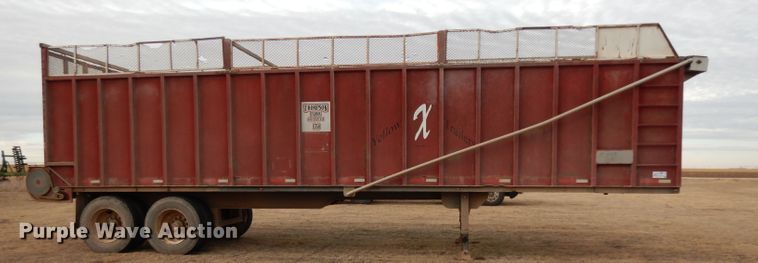 image for item DI0760 2007 Yellow X Trailers SJ17 silage trailer