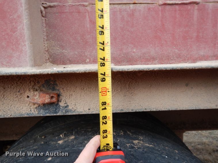 image for item DI0760 2007 Yellow X Trailers SJ17 silage trailer