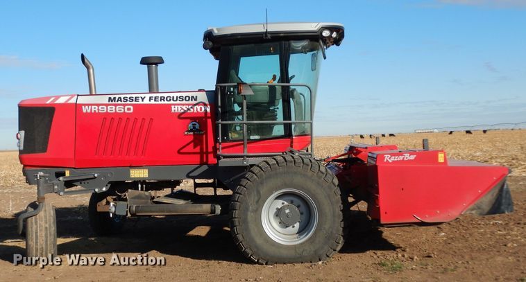 image for item DI0768 2017 Massey-Ferguson WR9860 windrower