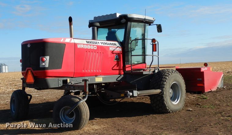 image for item DI0768 2017 Massey-Ferguson WR9860 windrower