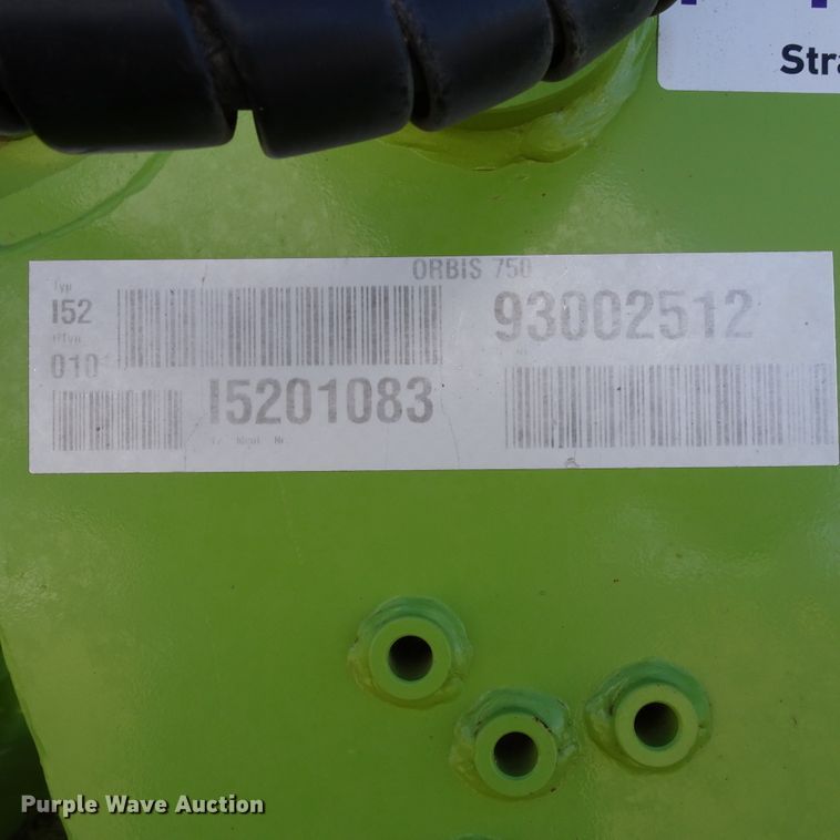 image for item DI0769 2016 Claas Orbis 750 rotary forage head