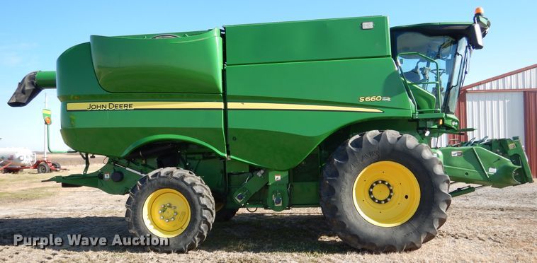 image for item EK9118 2012 John Deere S660 RWA combine