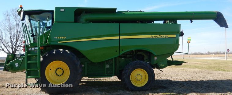 image for item EK9118 2012 John Deere S660 RWA combine