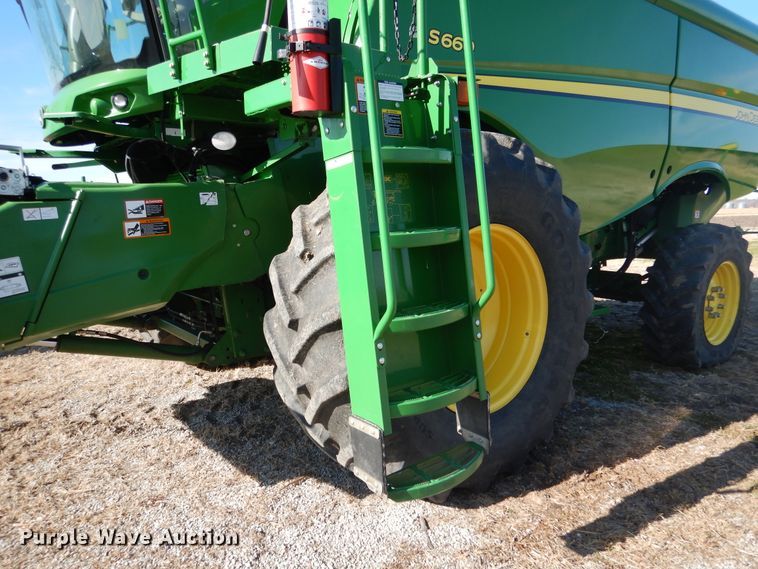 image for item EK9118 2012 John Deere S660 RWA combine