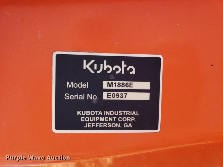 image for item EZ9019 2015 Kubota M135GX MFWD tractor