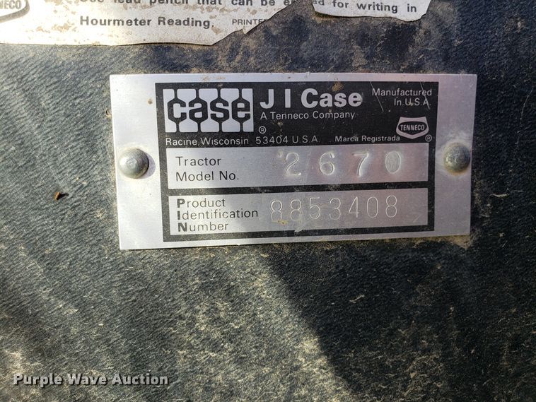 image for item EZ9024 Case 2670 Traction King 4WD tractor