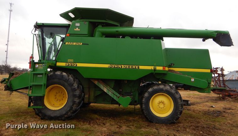 image for item FA9936 1999 John Deere 9510 RWA combine