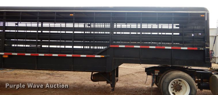 image for item GB9527 Shop built livestock trailer
