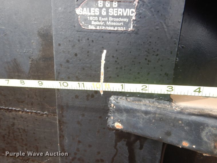 image for item GB9527 Shop built livestock trailer