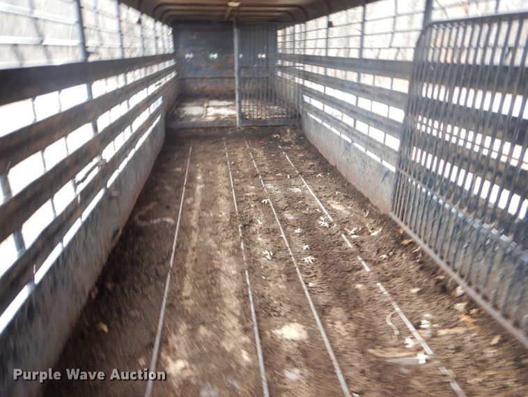 image for item GB9527 Shop built livestock trailer