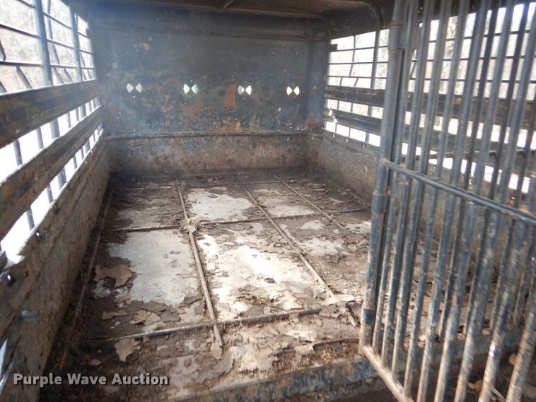 image for item GB9527 Shop built livestock trailer