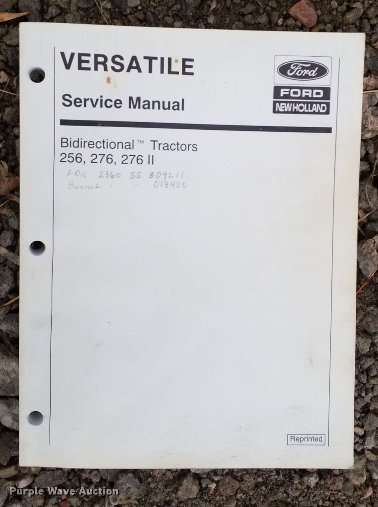 image for item GJ9162 Versatile 276 4WD tractor