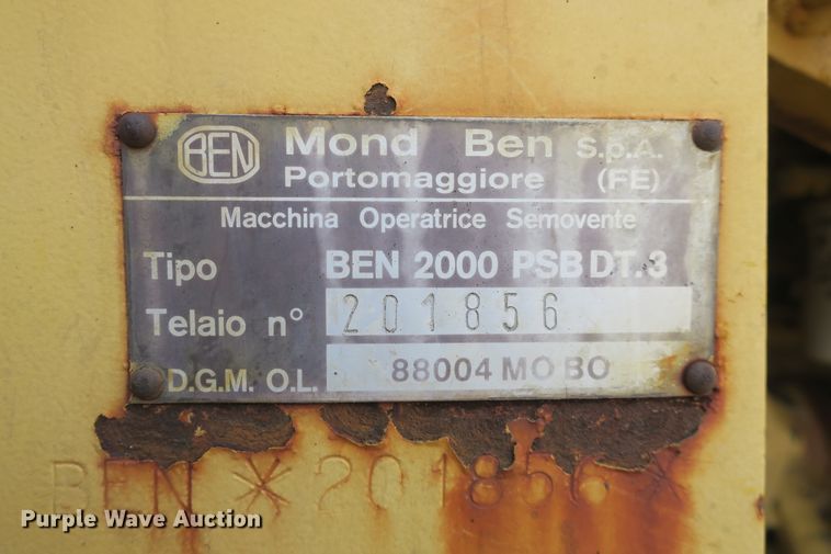 image for item DB10095 Benati 2000 backhoe