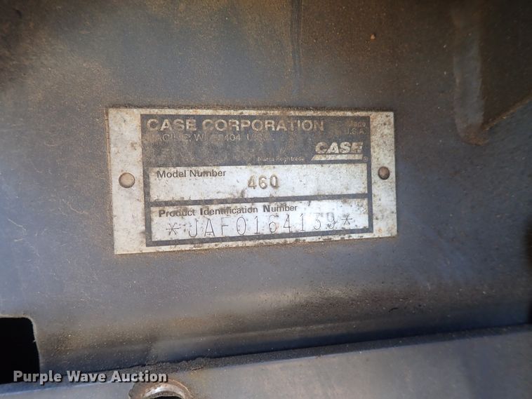 image for item DC3393 Case 460 trencher