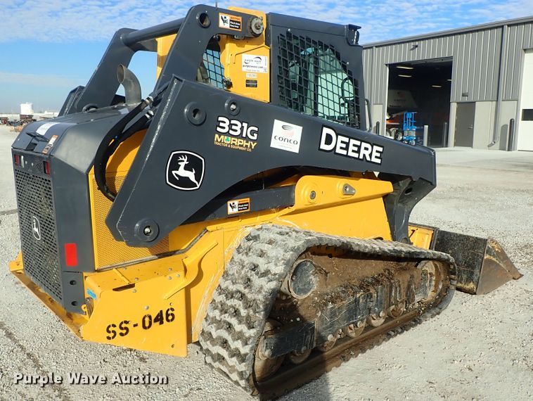 image for item DC3423 2017 John Deere 331G skid steer
