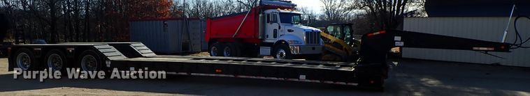 image for item DC3444 2014 Kaufman FR55DT low boy equipment trailer