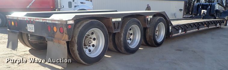 image for item DC3444 2014 Kaufman FR55DT low boy equipment trailer