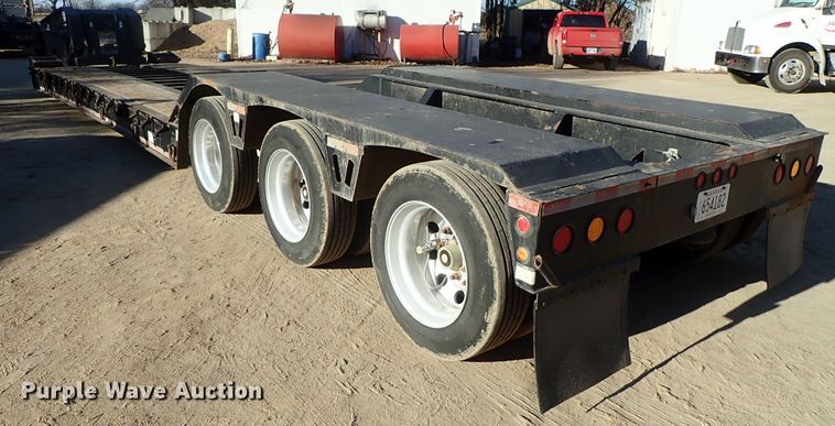 image for item DC3444 2014 Kaufman FR55DT low boy equipment trailer