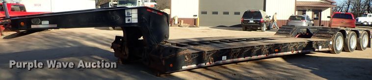 image for item DC3444 2014 Kaufman FR55DT low boy equipment trailer