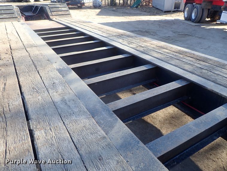 image for item DC3444 2014 Kaufman FR55DT low boy equipment trailer