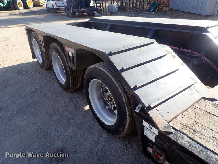 image for item DC3444 2014 Kaufman FR55DT low boy equipment trailer