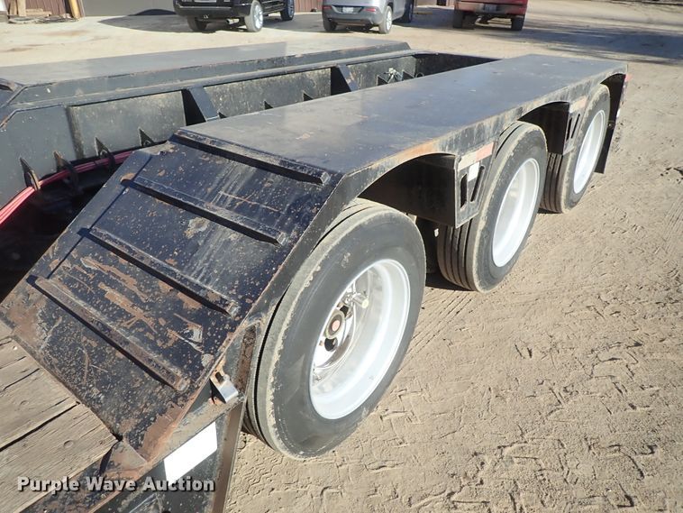 image for item DC3444 2014 Kaufman FR55DT low boy equipment trailer