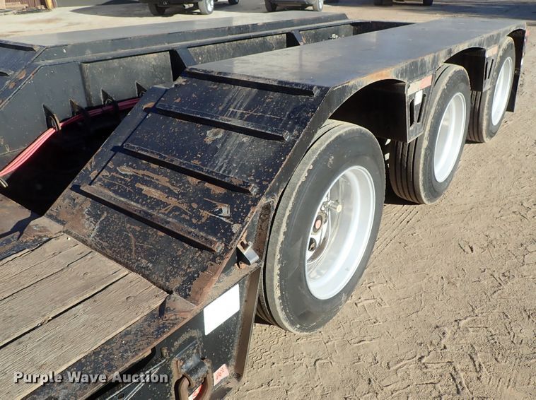 image for item DC3444 2014 Kaufman FR55DT low boy equipment trailer