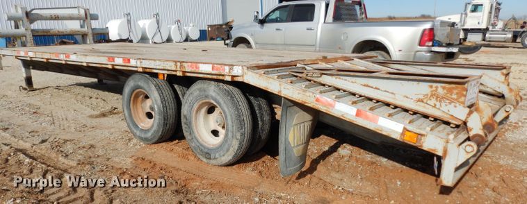 image for item DE4153 2004 shop built equipment trailer